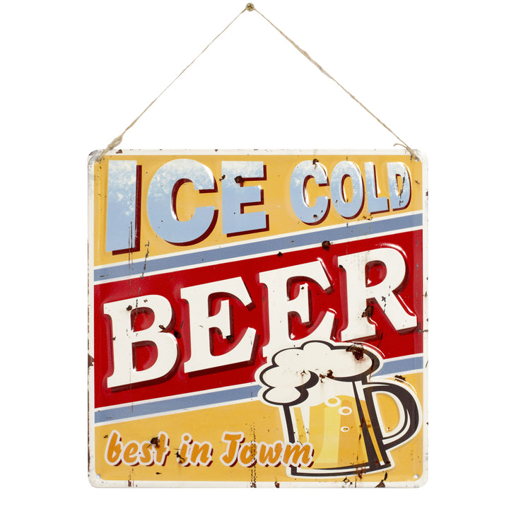 Ice Cold Beer Wall Sign