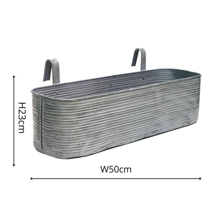 Ivyline Outdoor Matlock Metal Window Box