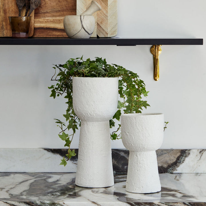 Ivyline Nico Tall Rustic Planter