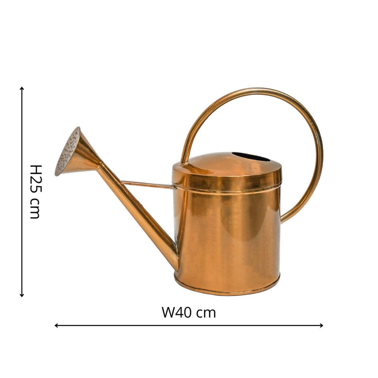 Ivyline Kensington Indoor Copper Watering Can