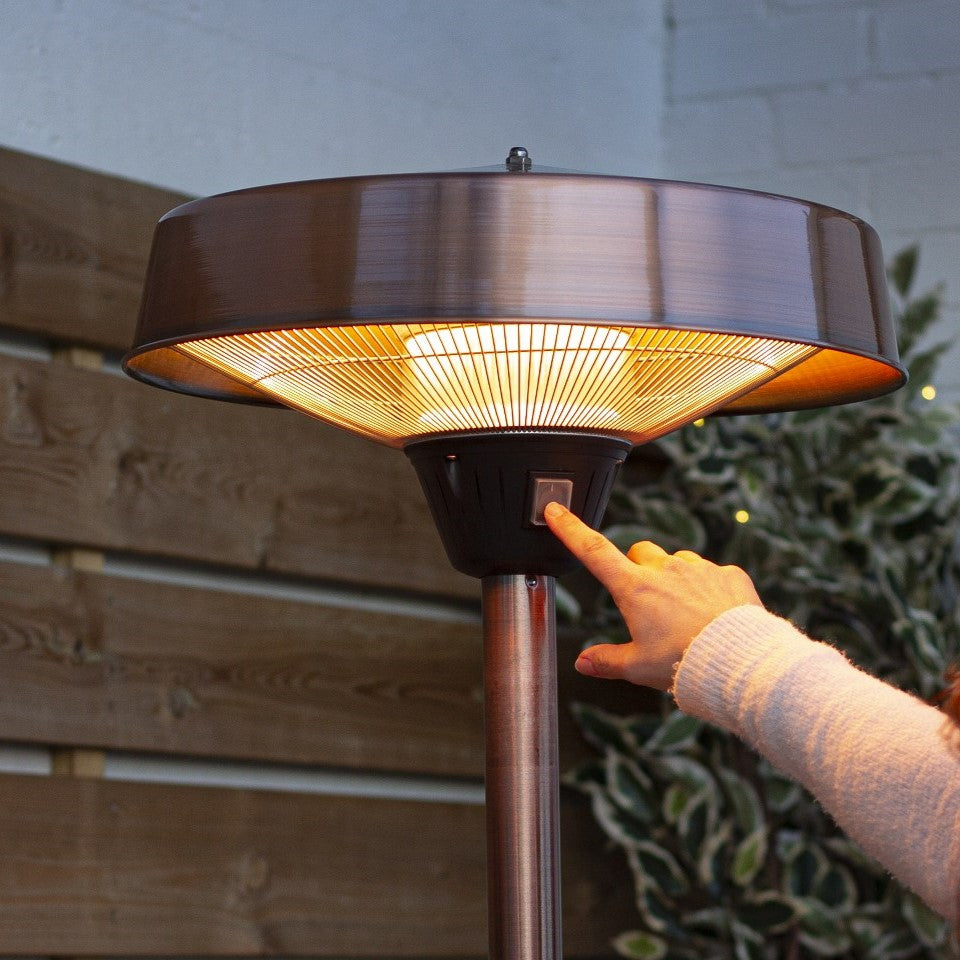 La Hacienda Tabletop Halogen Heater Garden Wildlife