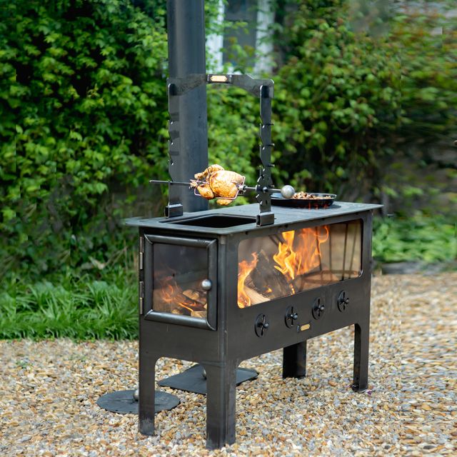Firepits UK Large Outdoor Wood Burner