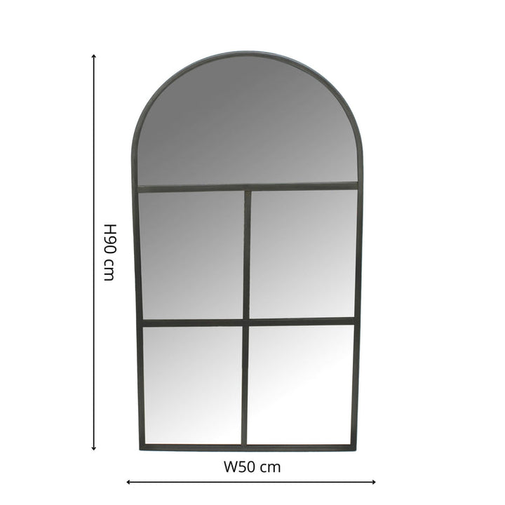 Ivyline Archway Outdoor Mirror Natural Rust