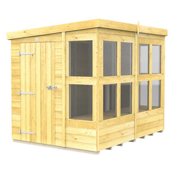 6ft x 8ft Pent Potting Shed