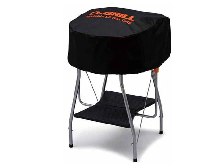 O-grill cover on the O-Dock folding table