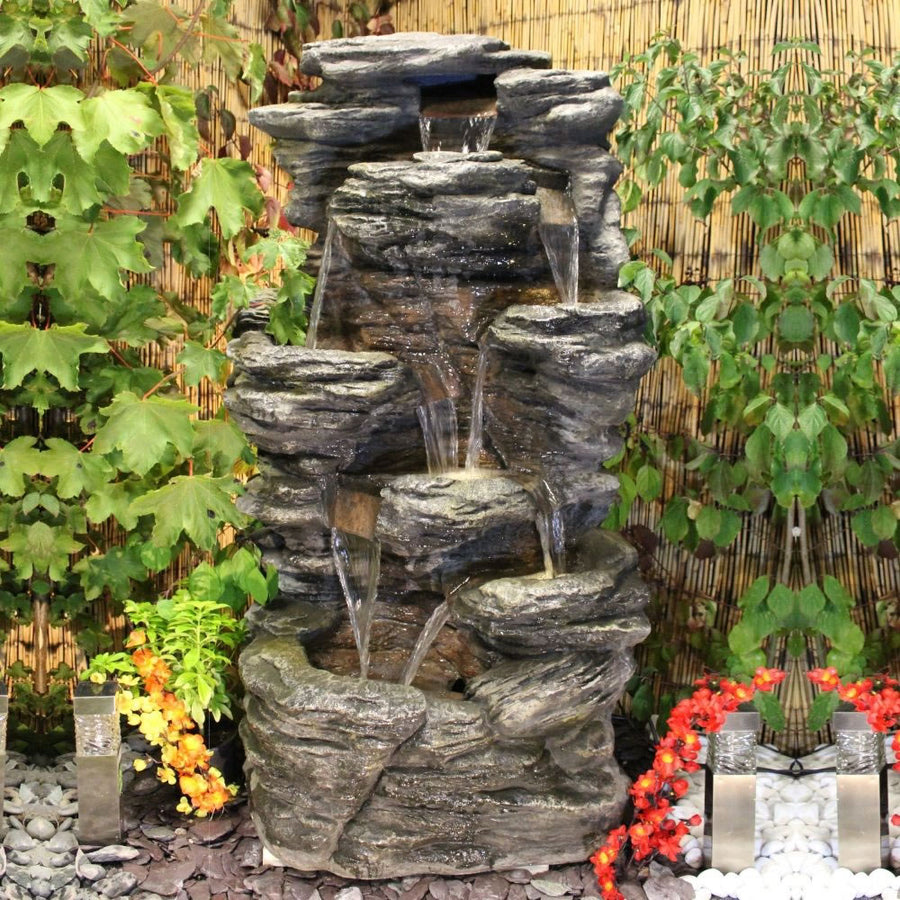Tranquility 8 Fall Slate Stone Water Feature