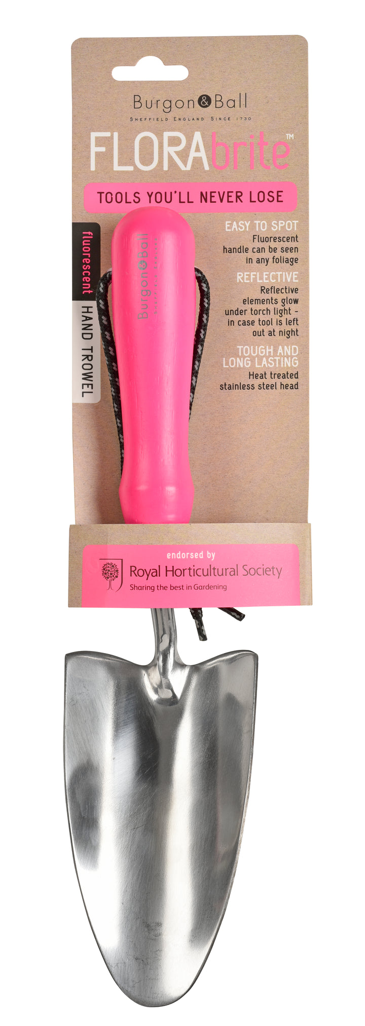 Burgon & Ball RHS FloraBrite Hand Trowel