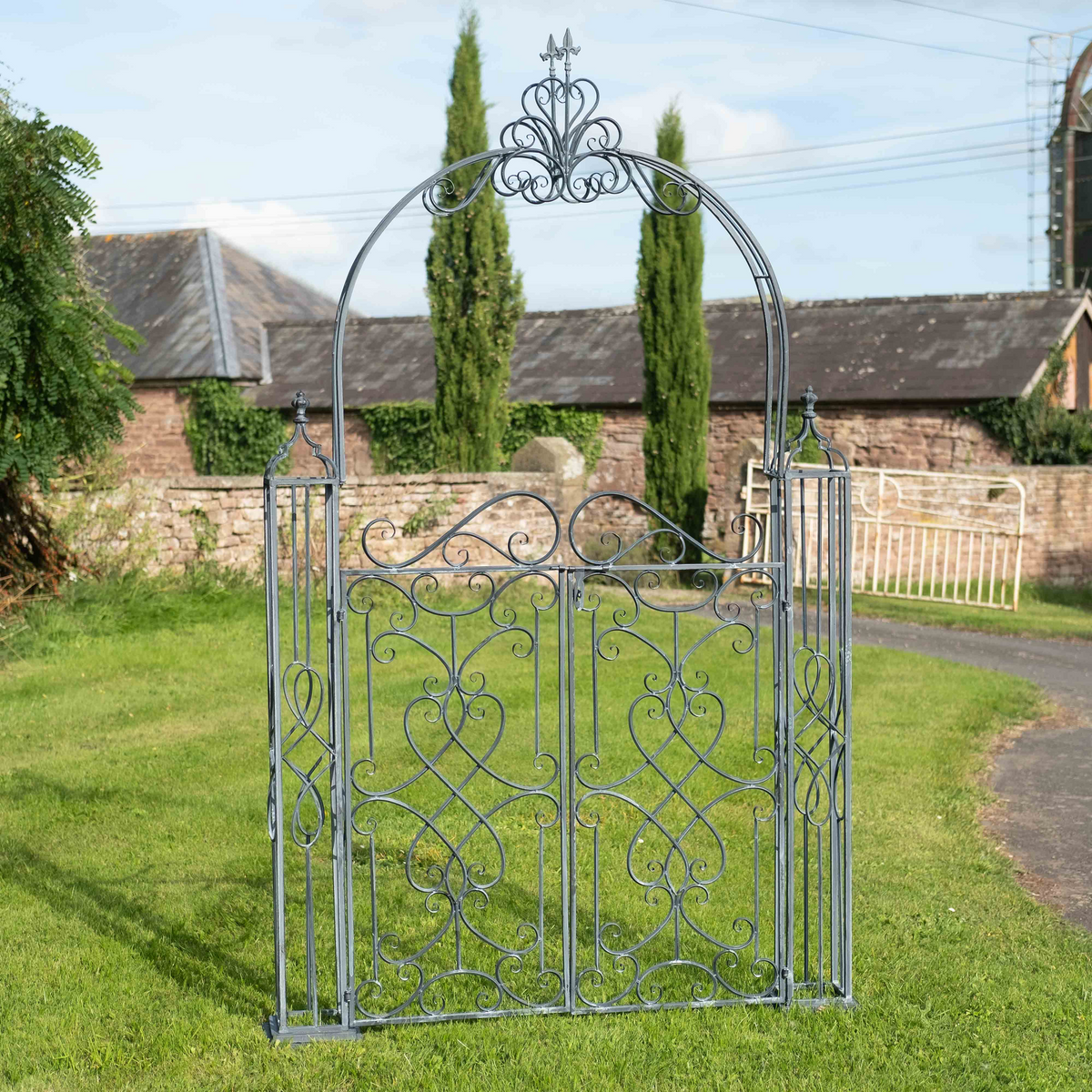 Buy Ascalon Heritage Arch with Gates - 'Lead' online UK