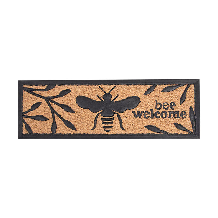 Bee Print Rubber Doormat