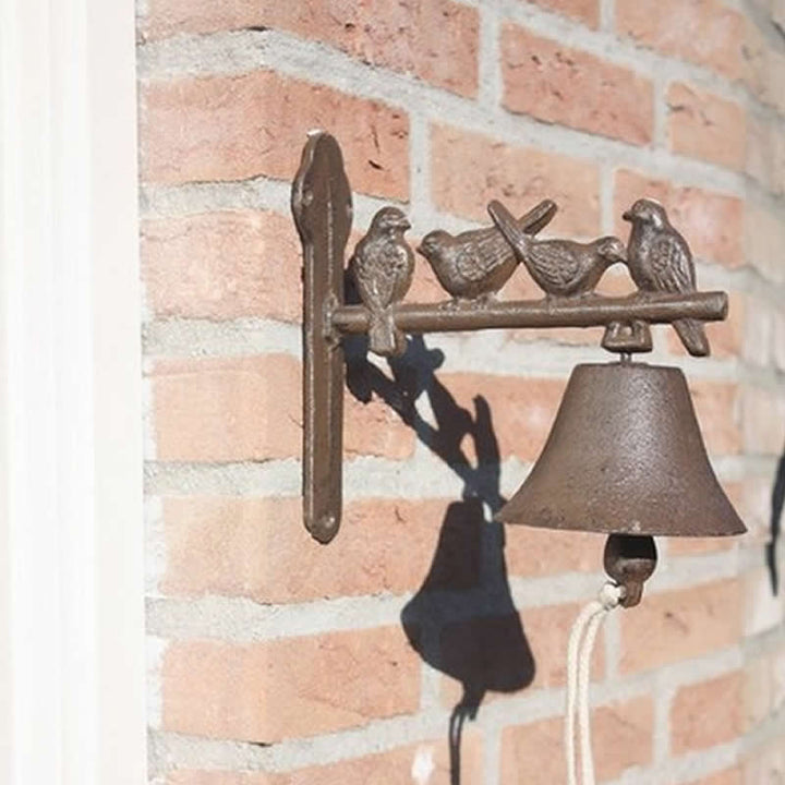 Cast Iron Bird Doorbell