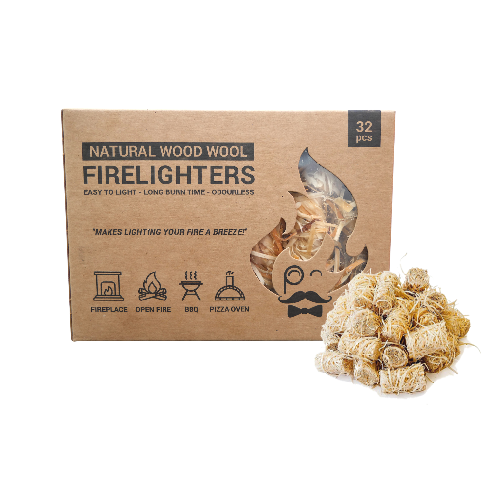 Kindling Cracker Natural Firelighters - 4 Pack