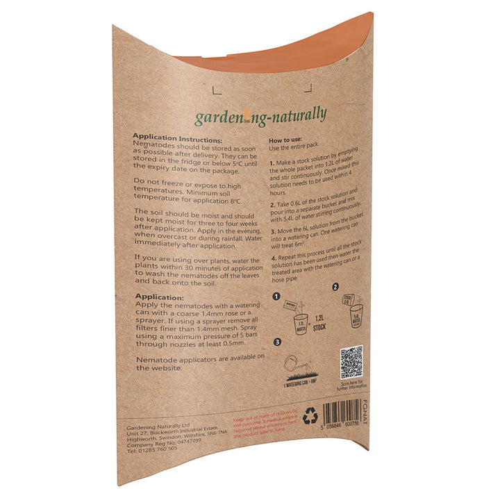 Gardening Naturally Fungus Gnat Nematodes instructions