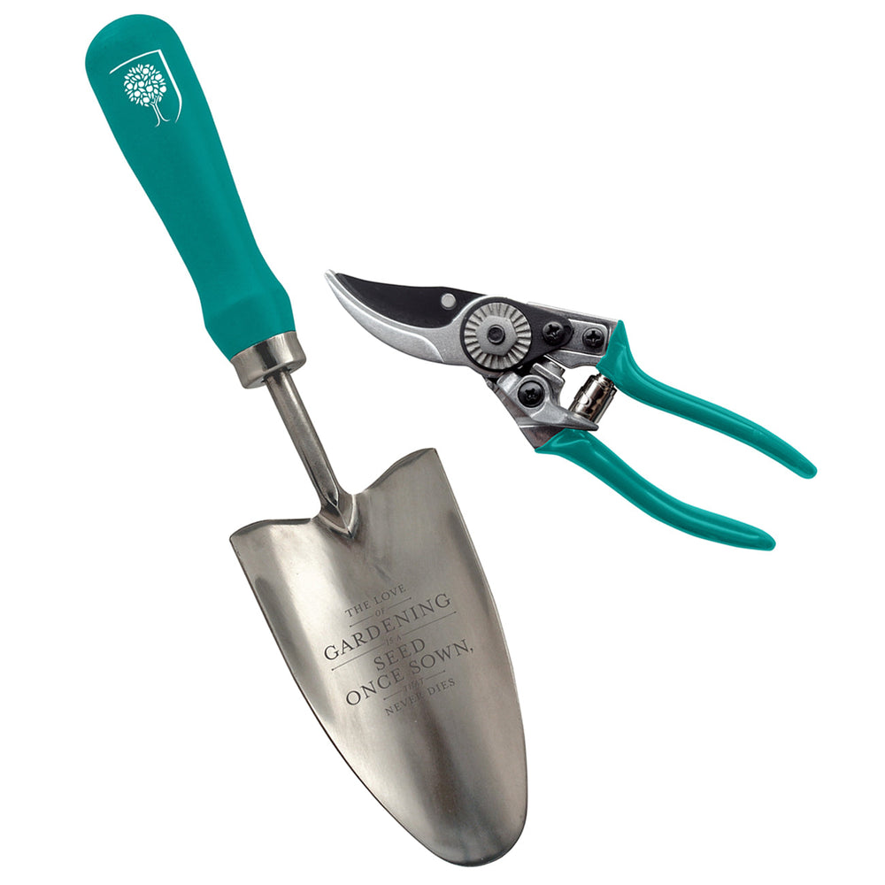 Buy Burgon & Ball RHS Flora and Fauna Trowel and Secateurs Set online UK
