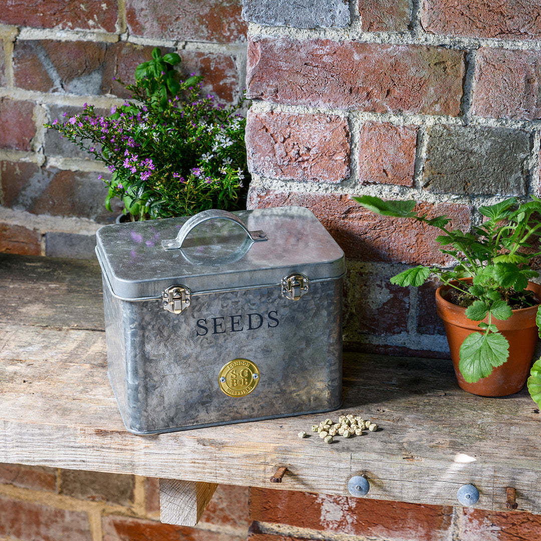 Burgon & Ball Sophie Conran Galvanised Seed Organiser