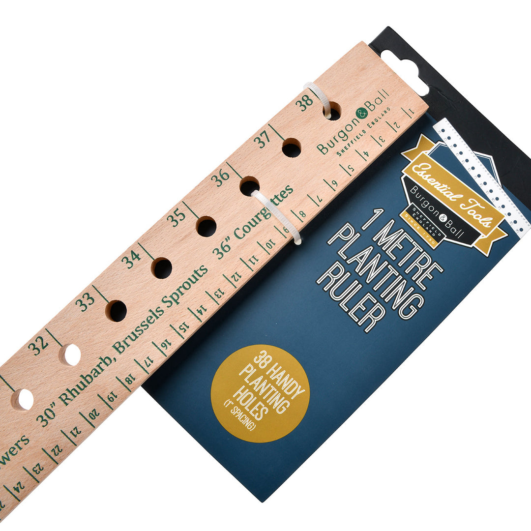seed & plant spacing ruler Burgon & Ball Seed and Plant Spacing Ruler