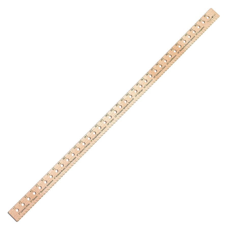 intervale seed and plant spacing ruler Burgon & Ball Seed and Plant Spacing Ruler