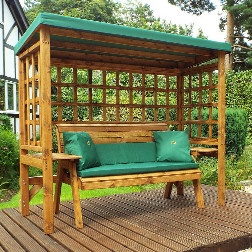 Charles Taylor Wentworth Arbour - Green 3 Seater