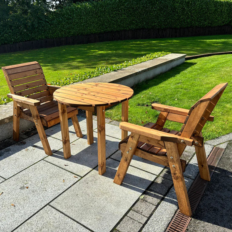 Charles Taylor Thatcham Two Seat Diner Set, chairs facing each other. 