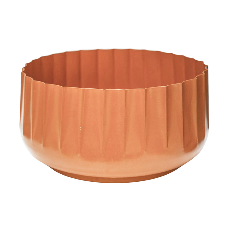 Ivyline Hudson Corrugated Bowl Planter