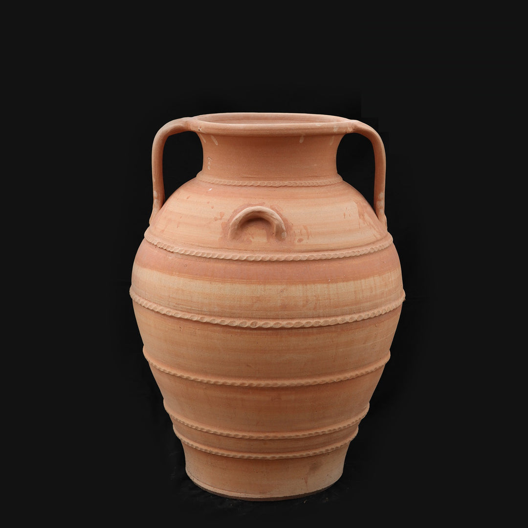 Egiptiaki Stamna Cretan Terracotta Pot