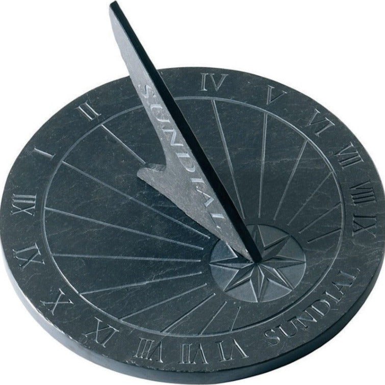 Round Slate Sundial
