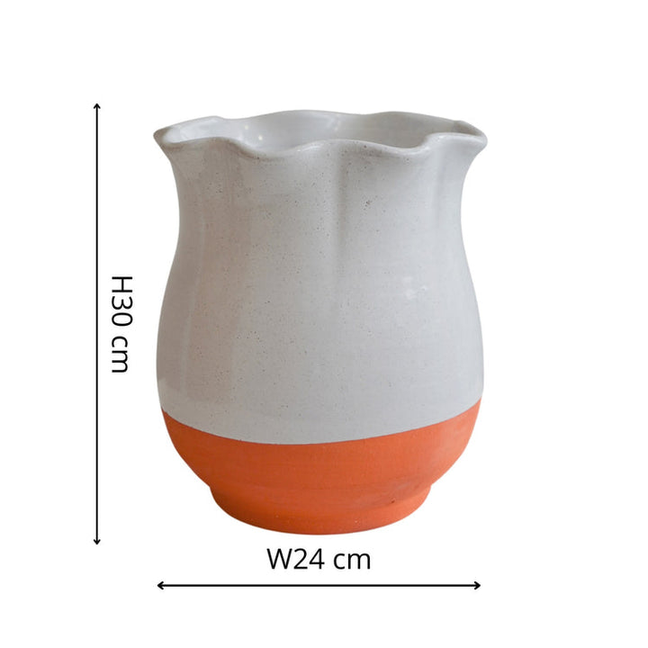 Ivyline Moreton Scalloped Vase