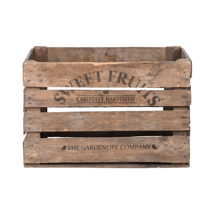 Wooden Sweet Fruits Apple Crate