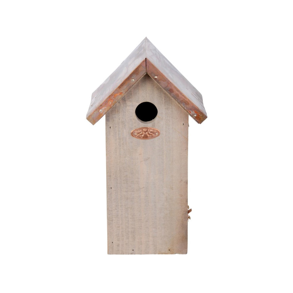 Great Tit Bird Box with Copper Roof