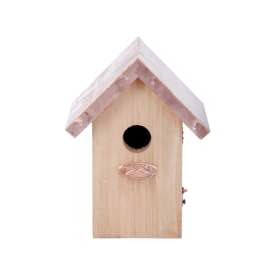 Wren Bird Box with Copper Roof