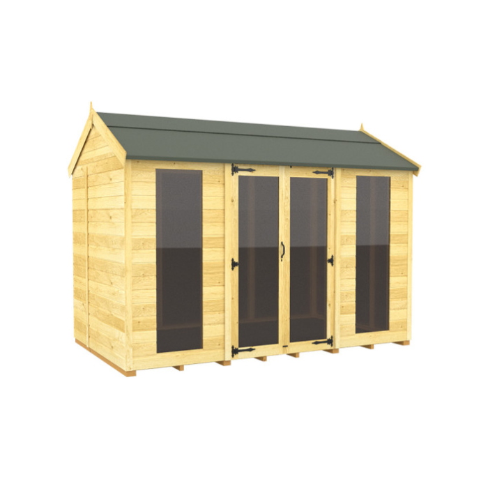 5ft x 10ft Apex Summer House (Full Height Window)