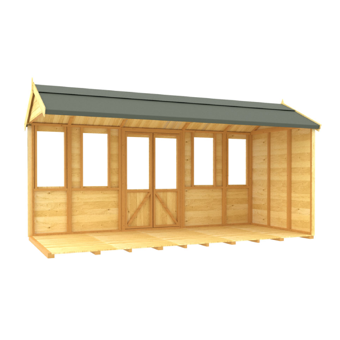 5ft x 14ft Apex Summer House