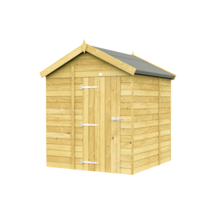 6ft x 7ft Apex Shed 1 door no window