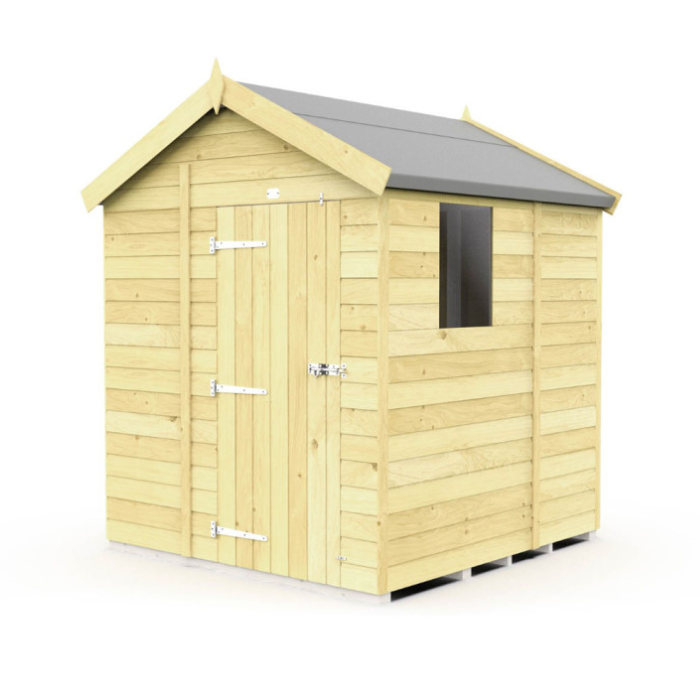 7ft x 5ft Apex Shed 1 door window