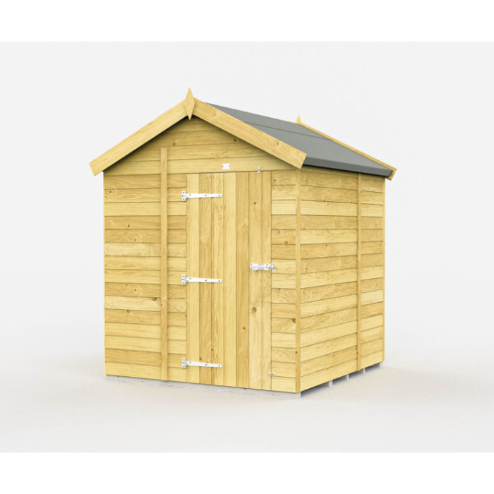 7ft x 5ft Apex Shed 1 door no window