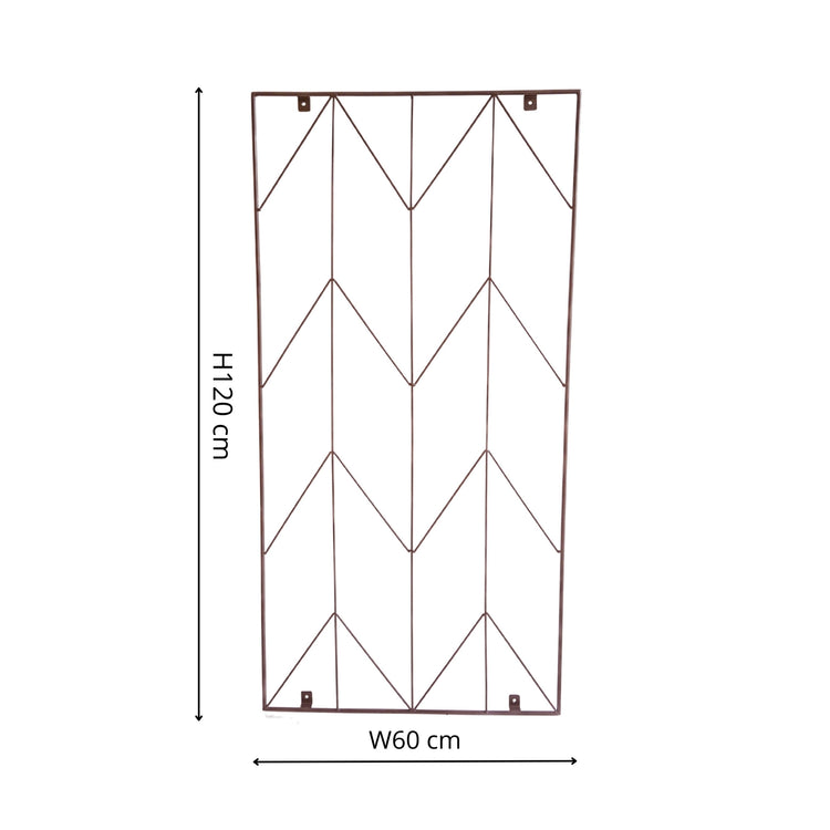 Ivyline Outdoor Herringbone Trellis