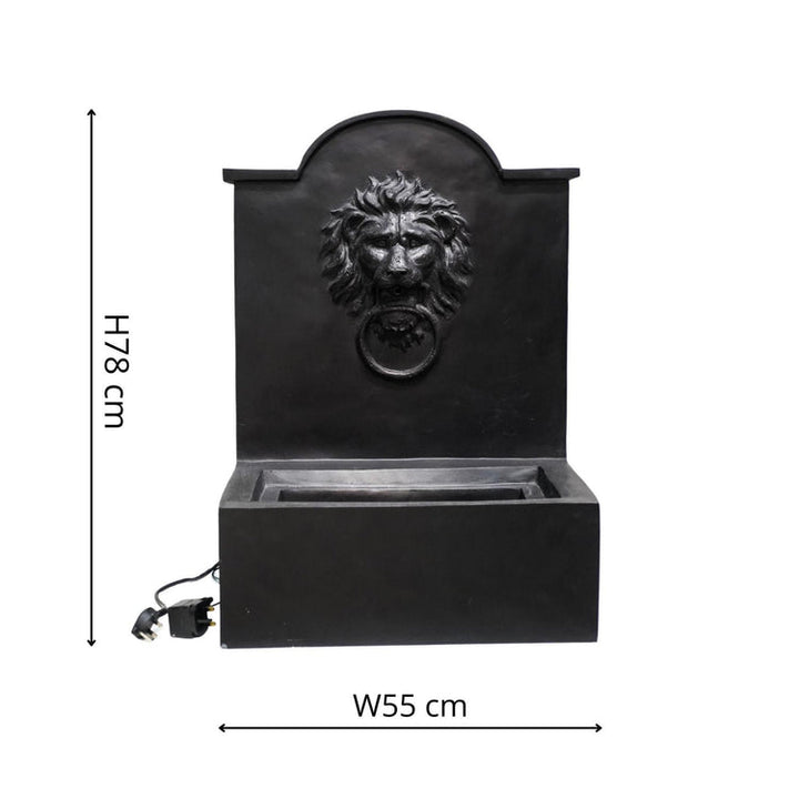 Ivyline Luxury Lion Water Feature