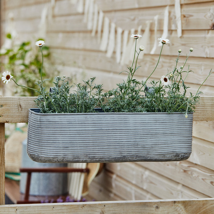 Ivyline Outdoor Matlock Metal Window Box