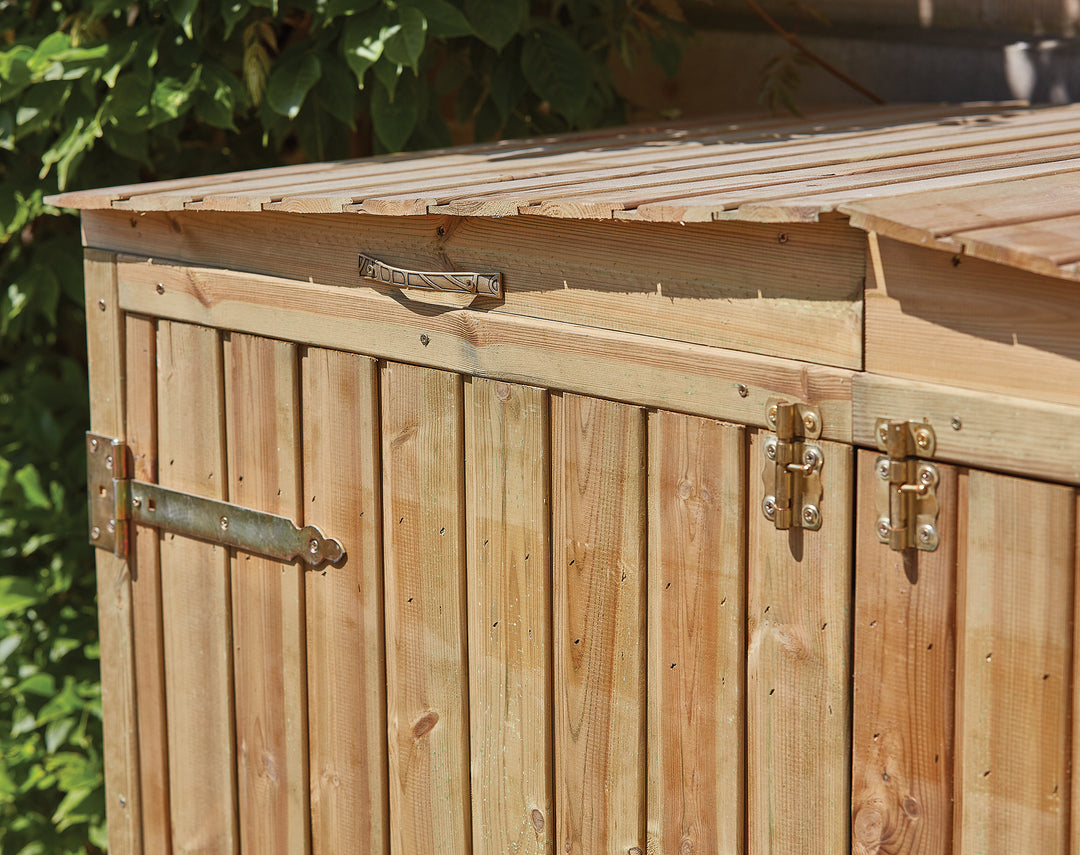 Woodshaw Double Wheelie Bin Store