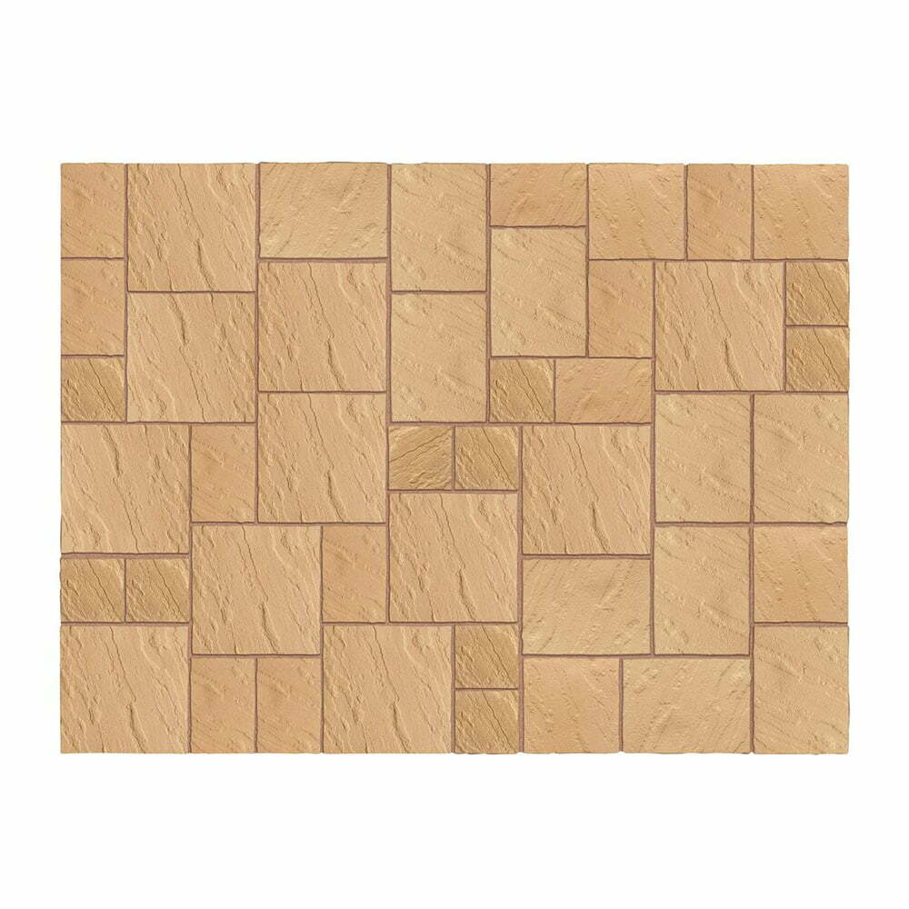Buy Kelkay Abbey Paving Patio Kits - York Gold online UK