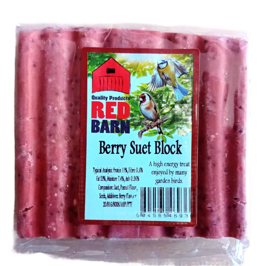 Red Barn Berry Suet Block Bird Feed