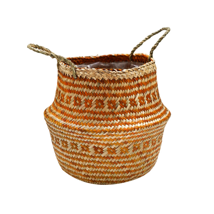 Ivyline Seagrass Tribal Lined Basket