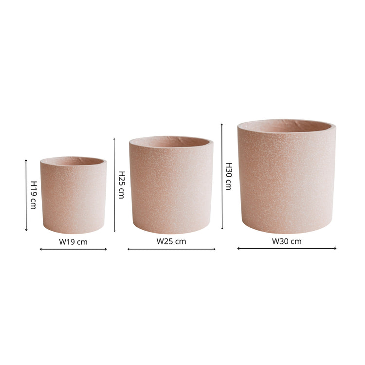 Ivyline Valetta Terrazzo Planter - 3 Set