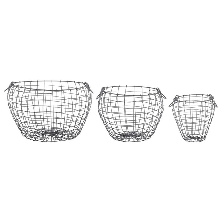 Wire Baskets 3-Pack Pear