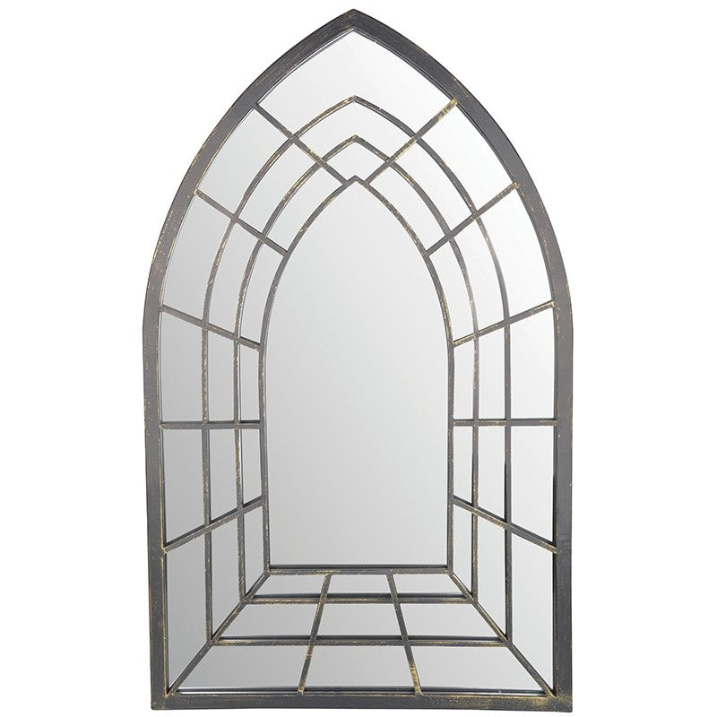 Gothic Outdoor Mirror Trompe L'oeil