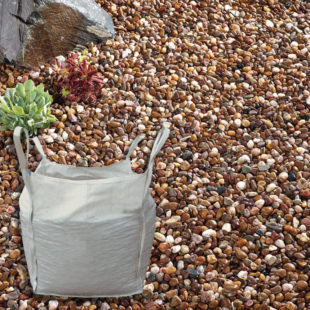 Kelkay Quartzite Pea Pebbles 6-14mm 750kg Bulk Bag