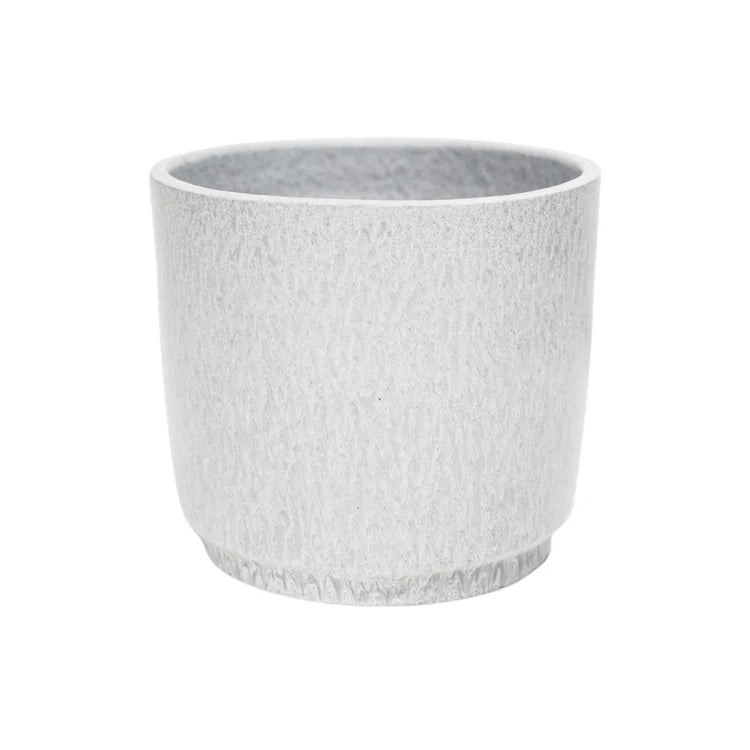 Wesley Marble Planter white