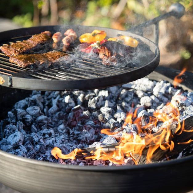 Buy Firepits UK Legs Eleven with Swing Arm BBQ Rack online UK