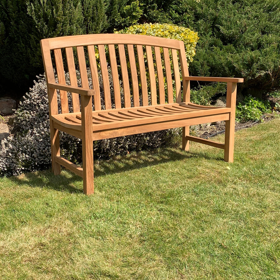 Buy Minster 120cm KD 2 Seater Zaire Bench online UK
