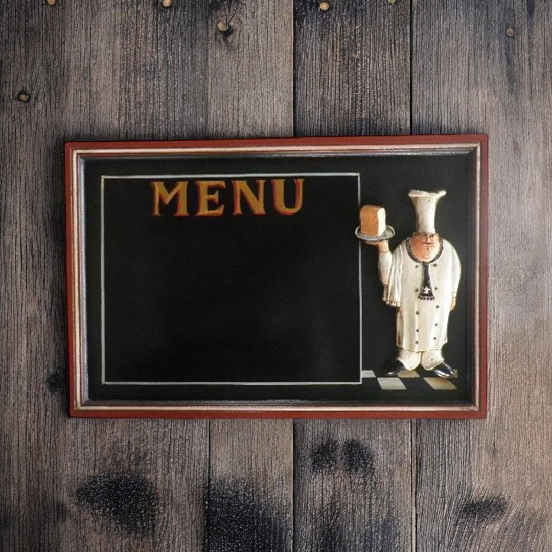 60X40CM CHEF MENU BLACKBOARD - Horizontal