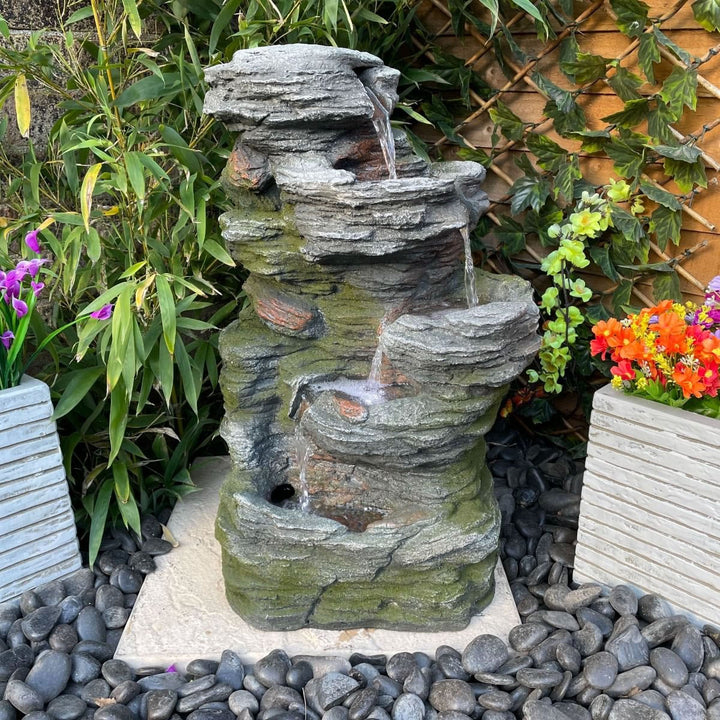 Tranquility Breccia Stone Water Feature